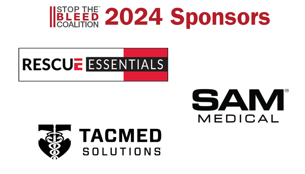 Stop The Bleed Coalition Announces 2024 Sponsorships Stop The Bleed   2024 Sponsorship Blog Image 1000x570 